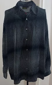 Vintage Monzini Collection 70s Disco Abstract Geometric Shirt Men’s 2XL ~ RARE - Picture 1 of 5
