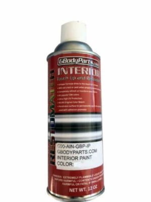 78-88 GBody INTERIOR DYE PAINT for plastic metal vinyl Spray Can COLOR CHOICE ea - Imagem 1 de 2