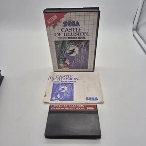 JEU SEGA MASTER SYSTEM CASTLE OF ILLUSION ★ COMPLET BOÎTE & NOTICE ★ NON TESTÉ ✅ - Imagen 1 de 3
