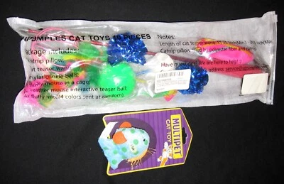 Nuevo Lote de Surtidos Juguetes para Gatos Teaser Varita Ratones Bolas MultiPet Pez Peluche +++ Foto 1 de 3