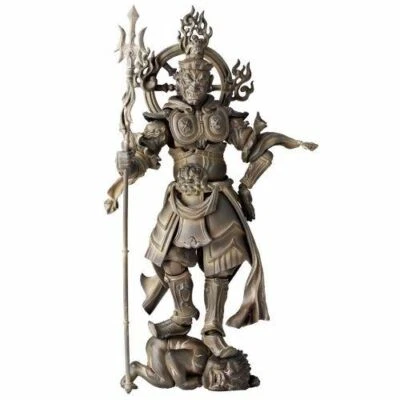 Figura Tono Madera Revoltech TAKEYA BUDHIST ESTATUA COLLECTION Nº005EX JIKOKUTEN Foto 1 de 4