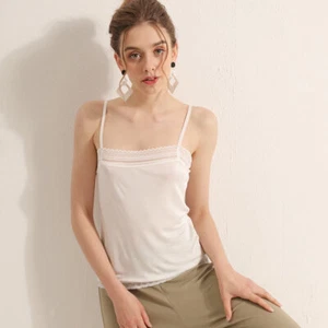Women's Silk Camisole Blouse Mulberry Silk Tank Tops Cami Top Spaghetti KT3S125 - Picture 1 of 15