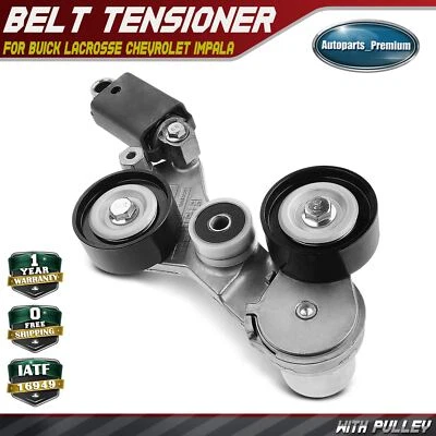 Tensor de correa con polea para Chevrolet Malibu Impala Buick LaCrosse Saturn 2,4 L Foto 1 de 4