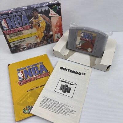 Kobe Bryant In NBA Courtside N64 Nintendo 64 Game Complete With Box & Booklet - Image 1 of 4