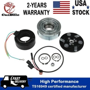 For 2006-2011 Honda Civic A/C AC Compressor Clutch KIT Plate Bearing Coil Pulley - Picture 1 of 12