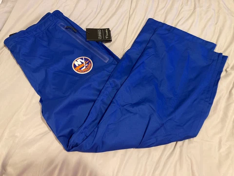 NEW YORK ISLANDERS FANATICS AUTHENTIC PRO RINK JOGGER PANTS MENS 3XL BIG & TALL Cover