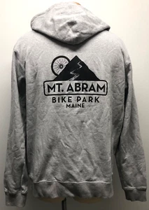 MT. ABRAM MAINE SKI RIDE BIKE PARK CLASSIC FULL ZIP GRAU HOODIE SWEATSHIRT GR. XL - Bild 1 von 8