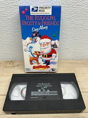 Vtg 1996 The Rudolph Frosty & Friends Sing Along VHS Animated Christmas Songs - Image 1 of 4