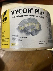 Grace Vycor Plus Finestra e Porta Autoadesiva Lampeggiante 4” x 33’ Rotolo - Foto 1 di 6