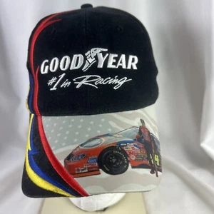 Jeff Gordon 24 Ball Cap Hat NASCAR Goodyear Farm Tired Photo On Bill Black - Picture 1 of 9