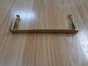 x10 Cabinet Handles 5-1/16-in , 128mm Center to C Bronze color Rectangular Bar - Picture 1 of 4