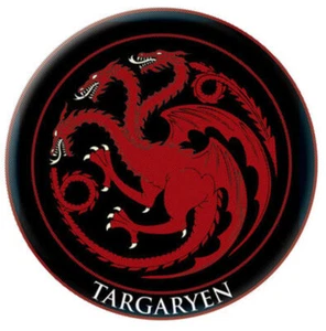 Dark Horse Game of Thrones Targaryen House Crest Embroidered Patch Cosplay - Picture 1 of 1