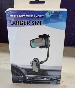 Generic 360° Rückspiegel Halterung Handy Halter Schwarz Neu in OVP - Bild 1 von 2