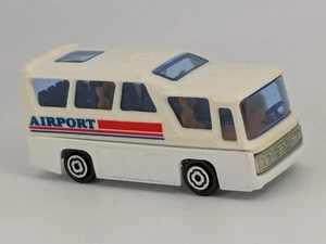 Majorette Minibus #262 Airport Livery Bus White/Red Stripes 1:87 France - Picture 1 of 6