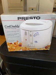 Presto CoolDaddy Cool-Touch Deep Fryer*Model no. 05444 White Color - Picture 1 of 7