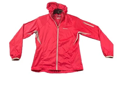 Chaqueta cortavientos ligera marmota para mujer talla pequeña sudadera con capucha ventilada caminata correr Foto 1 de 4