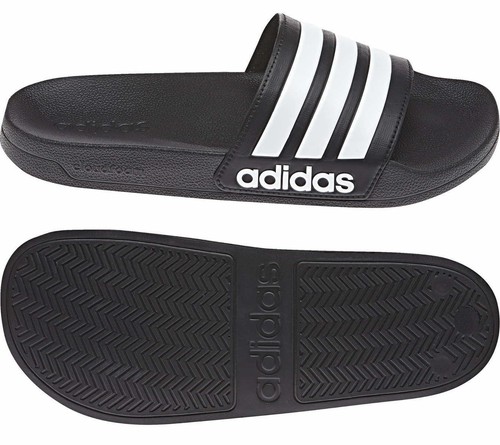 Adidas Adilette Shower Slide nero black ciabatte da bagno scarpette sauna cloudfoam