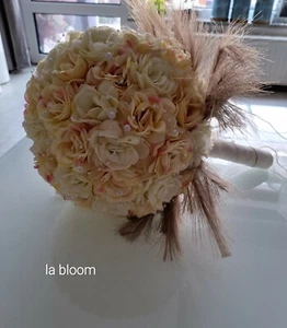 Bridal Bouquet Wedding Handmade Gelin - Picture 1 of 5
