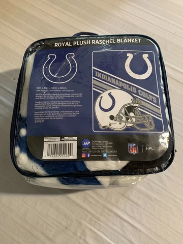 Indianapolis Colts NFL 60" x 80" Plush Throw Blanket Northwest Company Cover