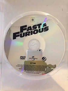 FAST & FURIOUS - (DISC ONLY) (R4-PAL-GOOD) - DVD #593 - Imagen 1 de 2