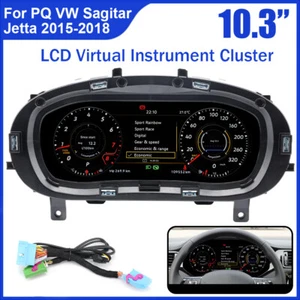 10.3" Digital Screen LCD Instrument Cluster for VW 2015-2018 Jetta Sagitar - Picture 1 of 12