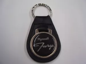 PLYMOUTH FURY VINTAGE LEATHER FOB - Picture 1 of 3