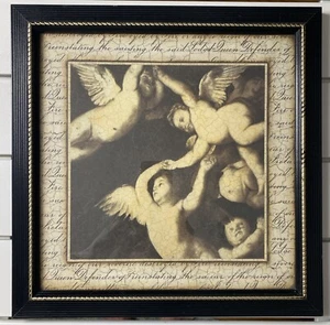 Sid Dickens 'Levity' print in black and gilt-wood frame 14.5” X 14.5” Beautiful - Picture 1 of 13