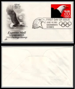 US FDC # 2541 $9.95 Eagle ArtCraft   1991, 9p4388 - Picture 1 of 1
