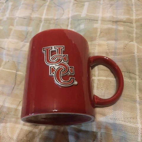 University South Carolina Gamecocks Pewter Logo Coffee Mug Cup Maroon Cover