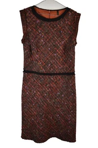 Stile Benetton Womans TWeed Dress Fleck Size S Midi Summer Holiday - Picture 1 of 9