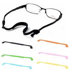 Adjustable Band Sports  Sunglasses Holder Silicone  Eyeglasses Strap Glasses