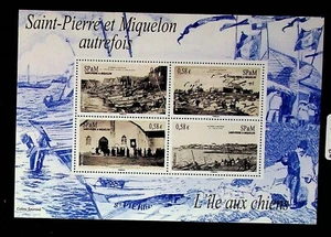 St. PIERRE & MIQUELON Sc 930 NH SOUVENIR SHEET OF 2011 - OLD PHOTOS - (JS23) - Picture 1 of 1
