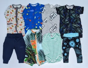 BONDS Boys Zip Wondersuit Swimsuit Size 00 3-6 Months Bulk Lot Bundle x 8 - Picture 1 of 5