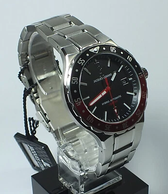 JACCUES  LEMANS  Hybromatic Herrenuhr 1-2109F   # 4507  x - Bild 1 von 4