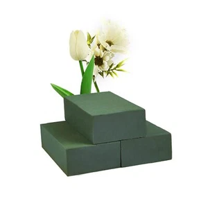 Pack of 3 Floral Foam Blocks Wet Dry Flower Foam for Fresh Artificial Flower ... - Picture 1 of 7