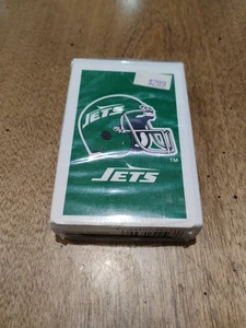 Vintage New York Jets   80s Style 203 Skore Playing Cards Factory Sealed - Picture 1 of 4