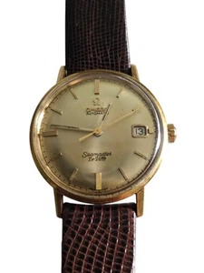 Rare Omega Seamaster Deville Automatic Cal.562 Solid 18K Gold Men's Watch - Picture 1 of 20