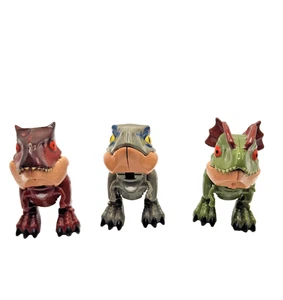 Menge (3) 2 in 1 Dinosaurier Roboter Verwandlungsspielzeug Torosaurus Velociraptor - Bild 1 von 4