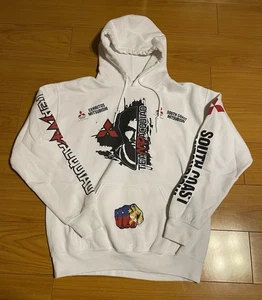 MANNY PACQUIAO Training Camp Boxing Hoodie White Team Pac-Man  Medium RARE - Picture 1 of 9