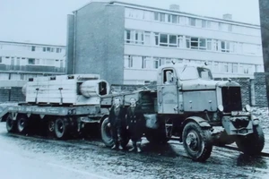 B/W PHOTO: SIDDLE C COOK SCAMMELL HEAVY HAULAGE UNIT - RUP 900 - Picture 1 of 1