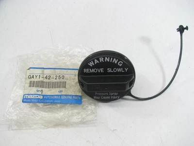 NOS OEM Mazda GAY142250 Fuel Filler Gas Cap W/ Tether Clip - Image 1 of 3