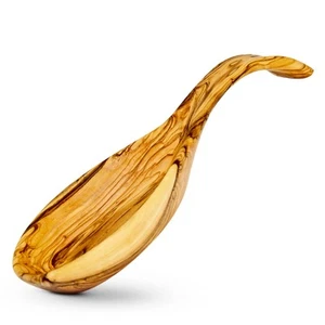 Wooden Spoon Rest for Kitchen Counter – Hand-Carved Olive Wood Spatula Rest –... - Picture 1 of 4