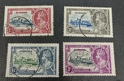 ST. HELENA 1935 1,5d a 1s SG 124 - 127 Sc 111 - 114 usado fino Foto 1 de 2