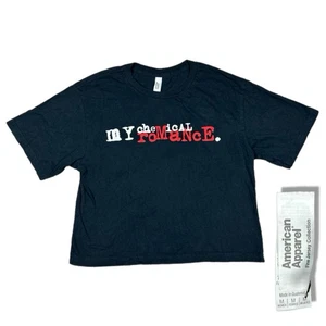 My Chemical Romance Three Cheers Y2K Logo Shirt Women’s Medium Pre Cropped - Picture 1 of 9
