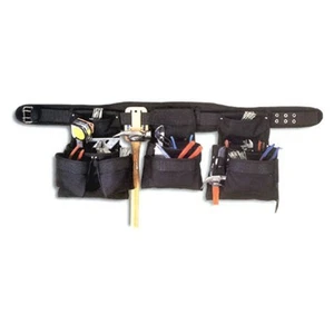 CLC 5605 Professional Carpenters Combo Tool Belt, Black, 18 Pocket - Picture 1 of 1
