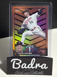 2023 Topps Update Series #US258 Caleb Thielbar - Orange & Black Foil - Picture 1 of 8