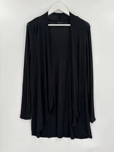J. Jill Strickjacke Pullover Damen Medium Tall schwarz Strick offene Rüschen dehnbar - Bild 1 von 17