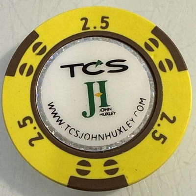 TCS JOHN HUXLEY $2,50 NCV FABRICANTE CHIP CASINO ENVÍO COMBINADO Foto 1 de 3