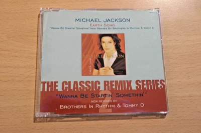 Michael Jackson - Earth Song / Wanna Be Startin' Something CDS (1995) VGC. - Image 1 of 2