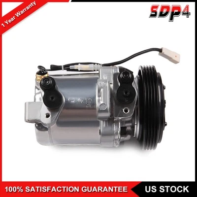 AC Compressor w/ Clutch For 1999-2005 Suzuki Grand Vitara 2.5L 95-01 Esteem 1.6L - Image 1 of 4